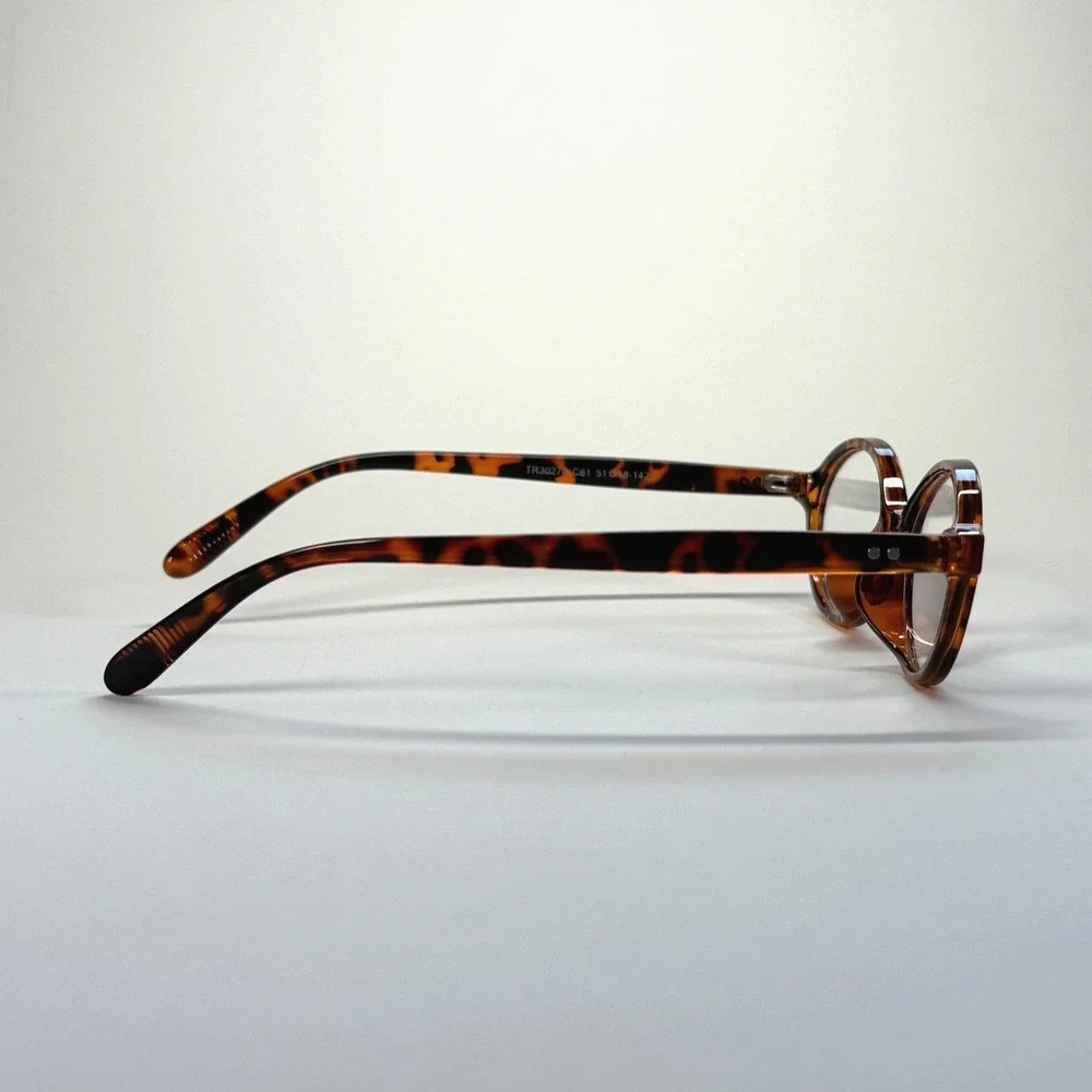 Unbranded‎ TR30270 C61 Eyeglasses Frame Only 51-18-142 Brown Tortoise Shell Oval